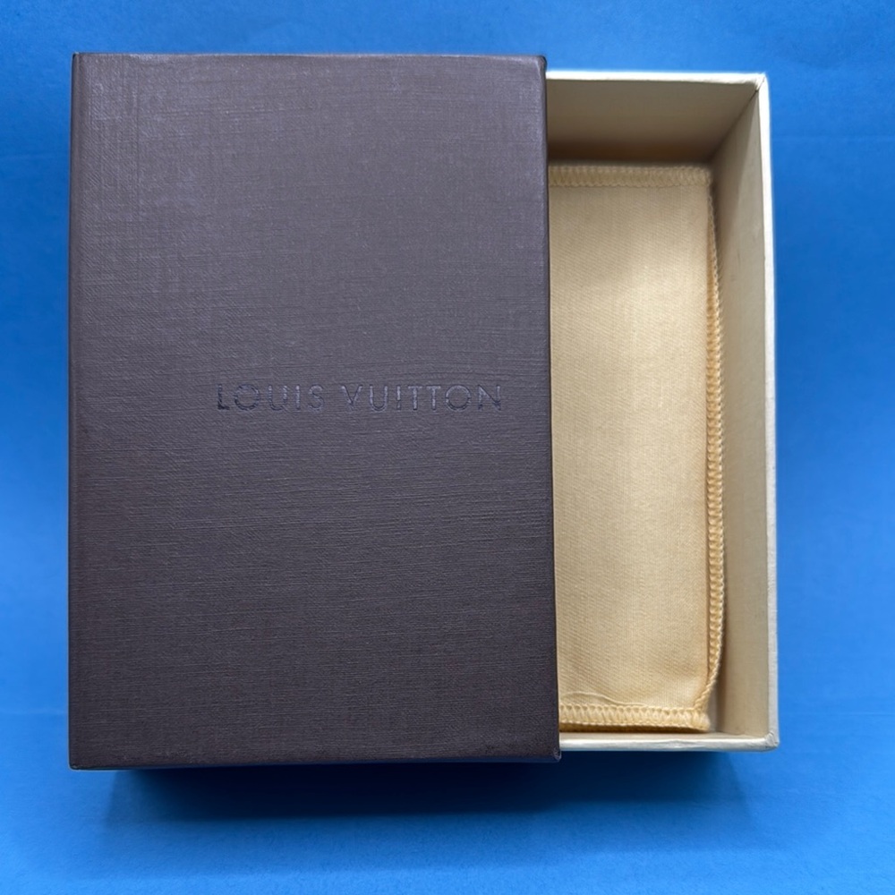 Louis Vuitton Brown Box with Cream Pouch